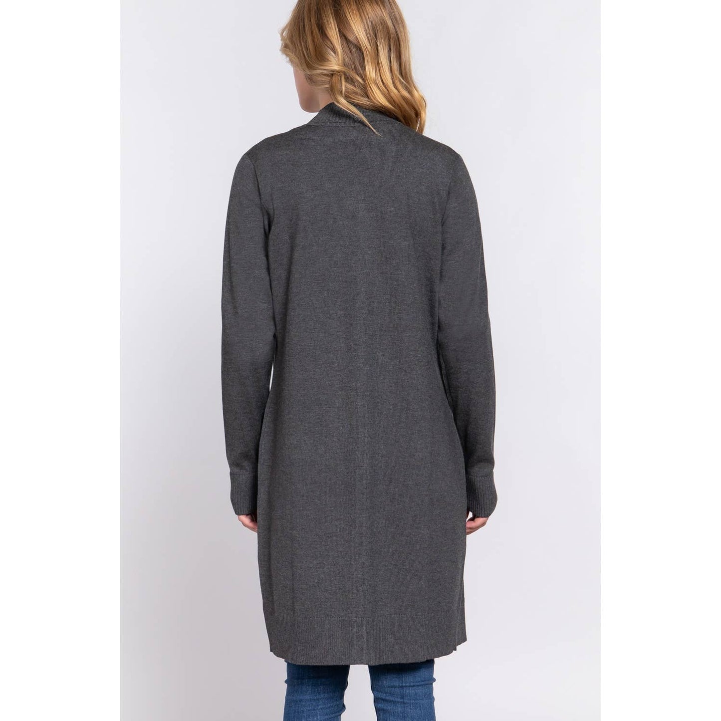 OPEN FRONT SWEATER CARDIGAN