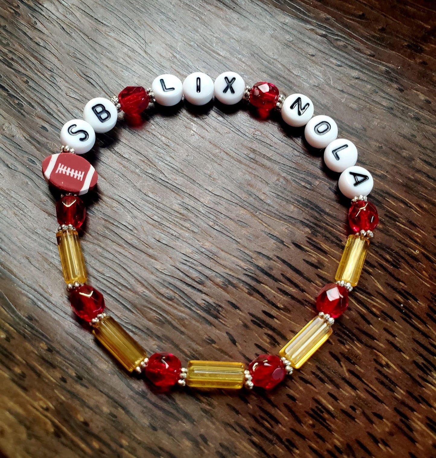 KC Chiefs SB LIX Bracelet