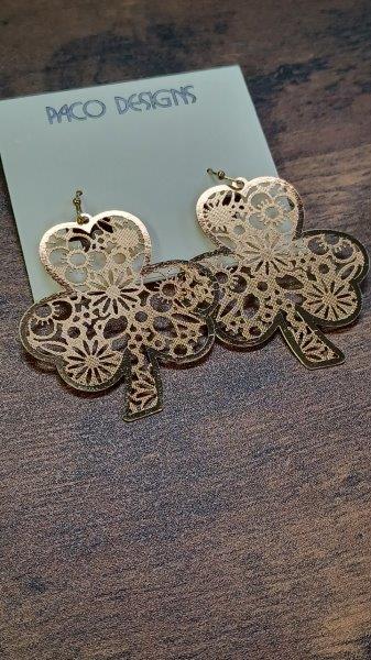 Clover Earrings in Silver