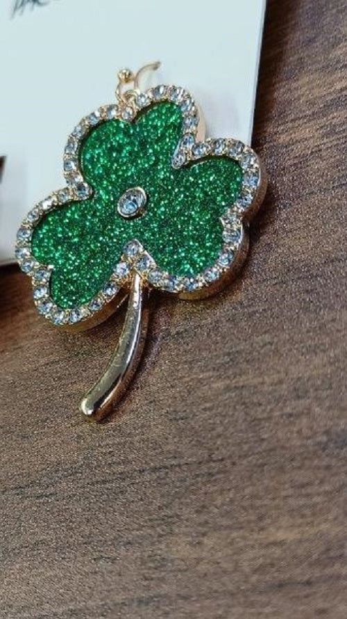 Blingy 4 Leaf Clover Earrings