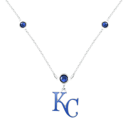MLB Kansas City Royals Triple Beaded Necklace
