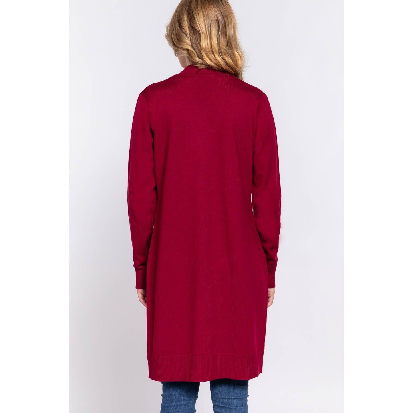 OPEN FRONT SWEATER CARDIGAN