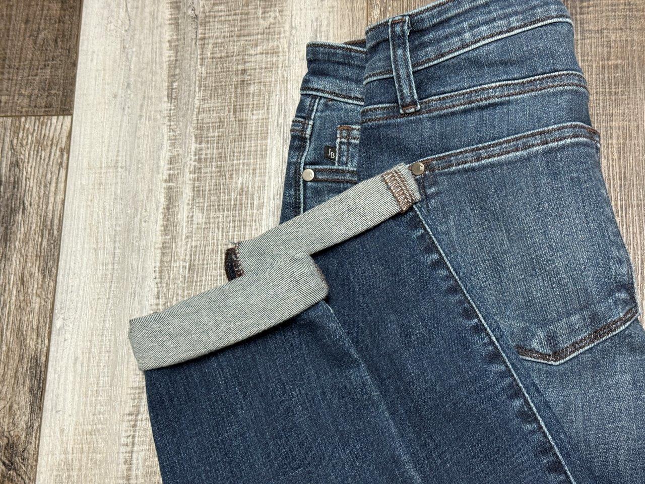 Judy Blue CORE Cuffed Slim Fit Jeans
