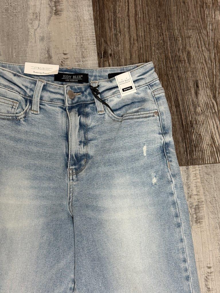 Judy Blue Mid Rise Dad Jeans