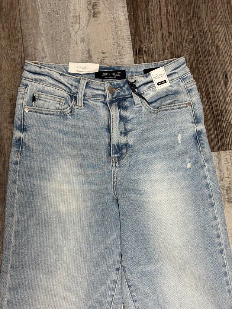 Judy Blue Mid Rise Dad Jeans