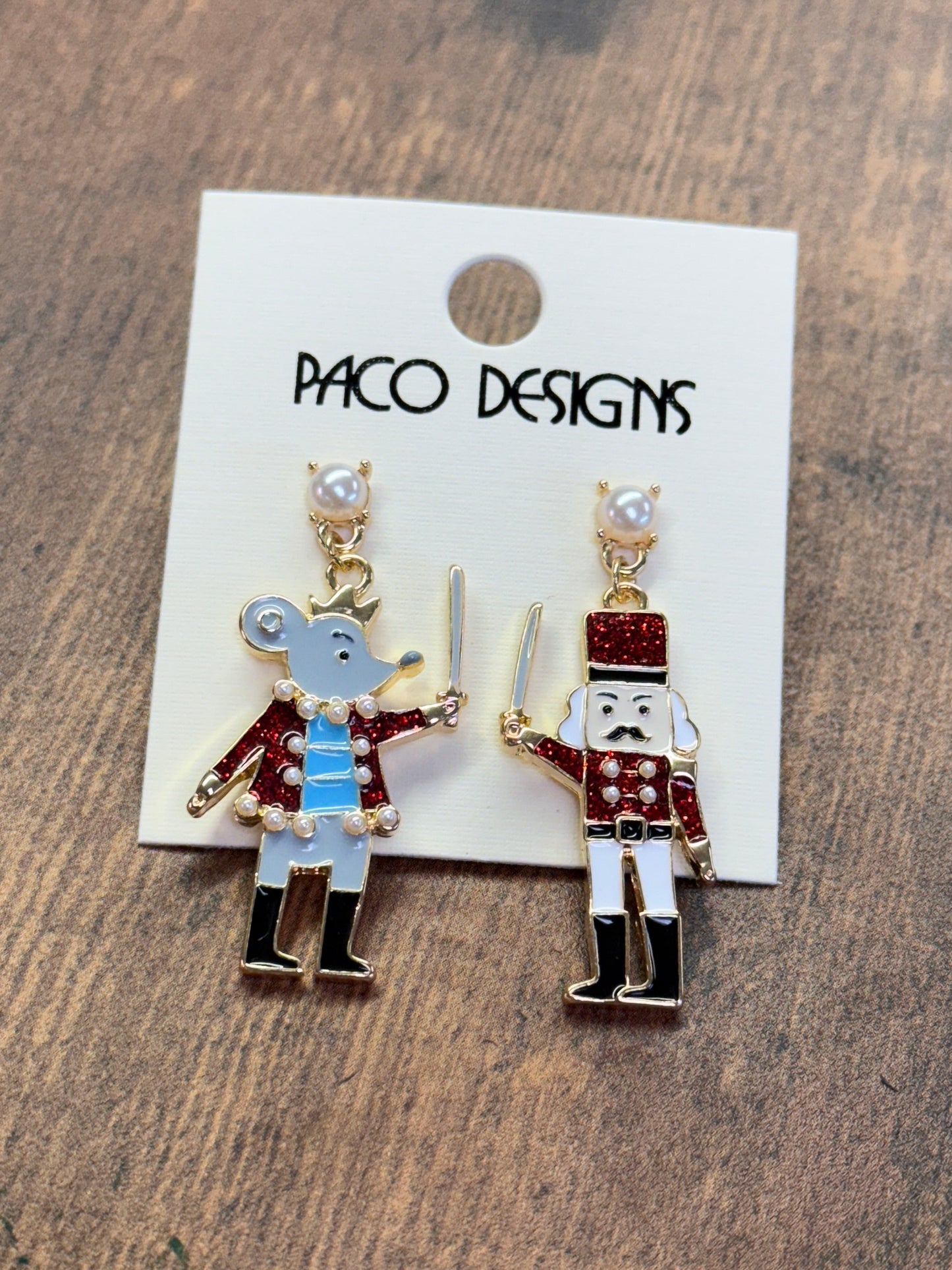 Nutcracker Christmas Post Earrings