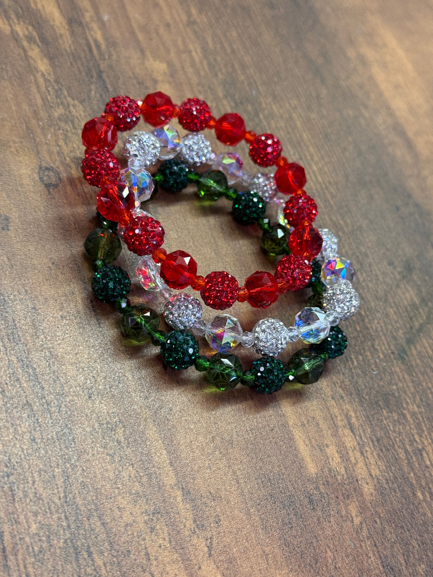 Holiday Bracelet Stack! Set of 3 Bracelets