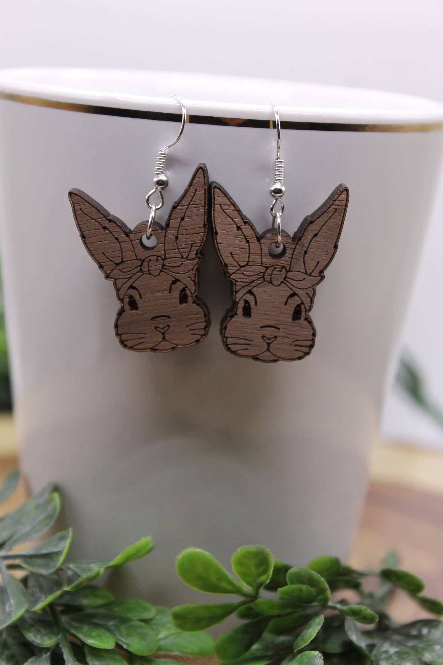 Easter Rabbit • Dangle Earrings