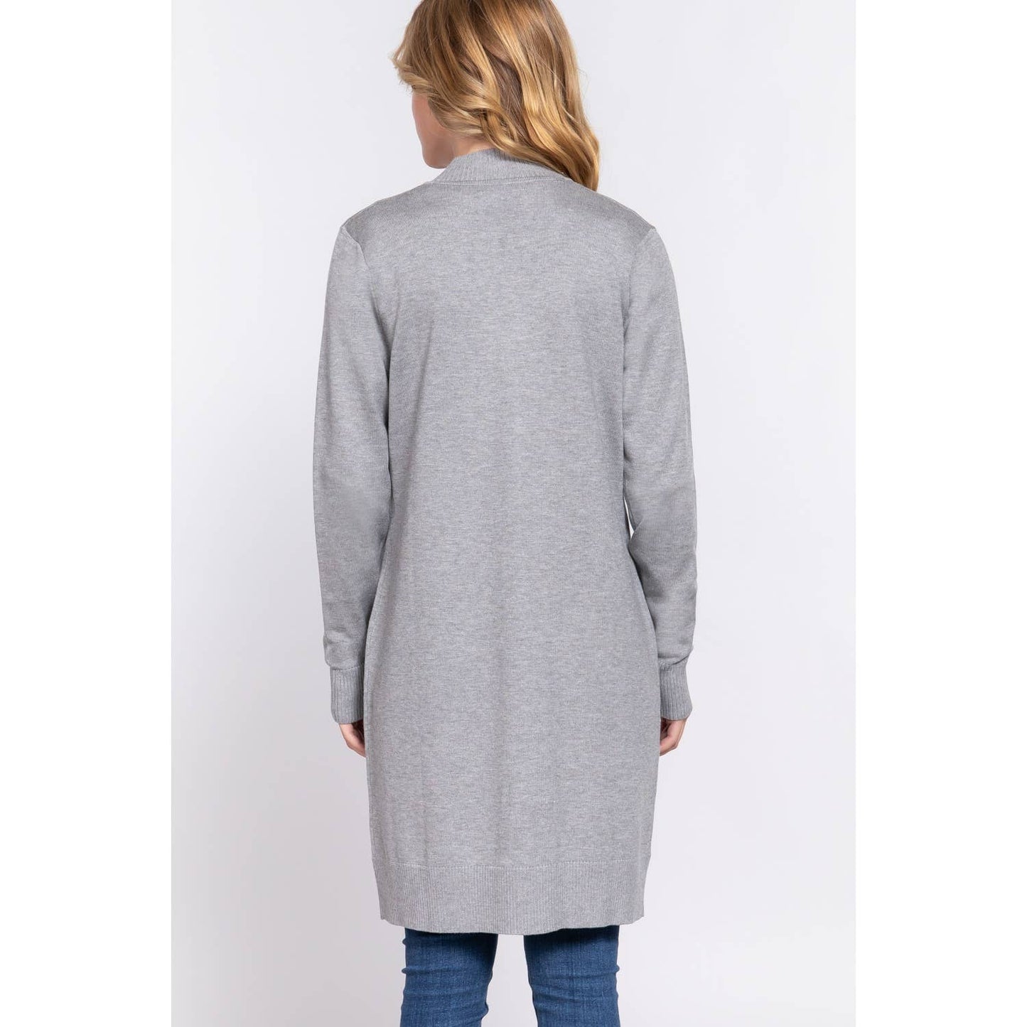 OPEN FRONT SWEATER CARDIGAN