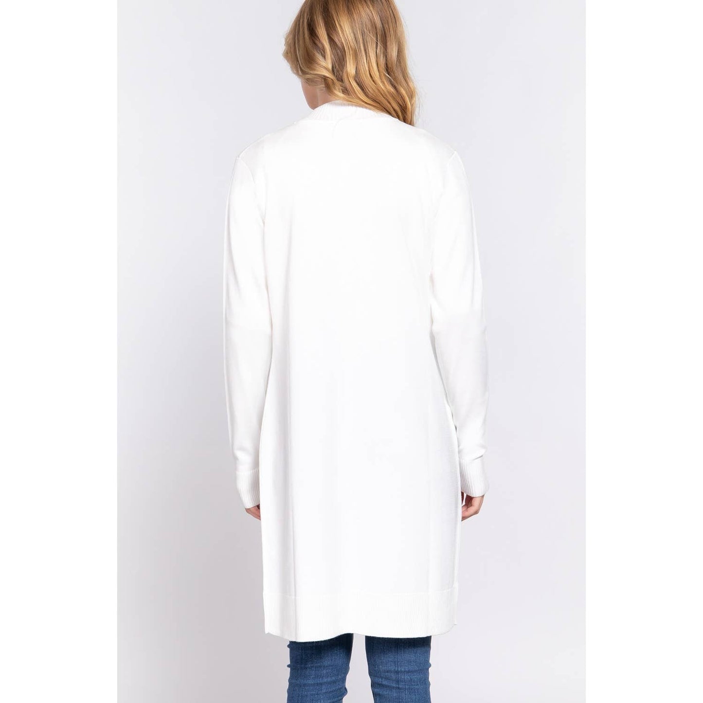 OPEN FRONT SWEATER CARDIGAN