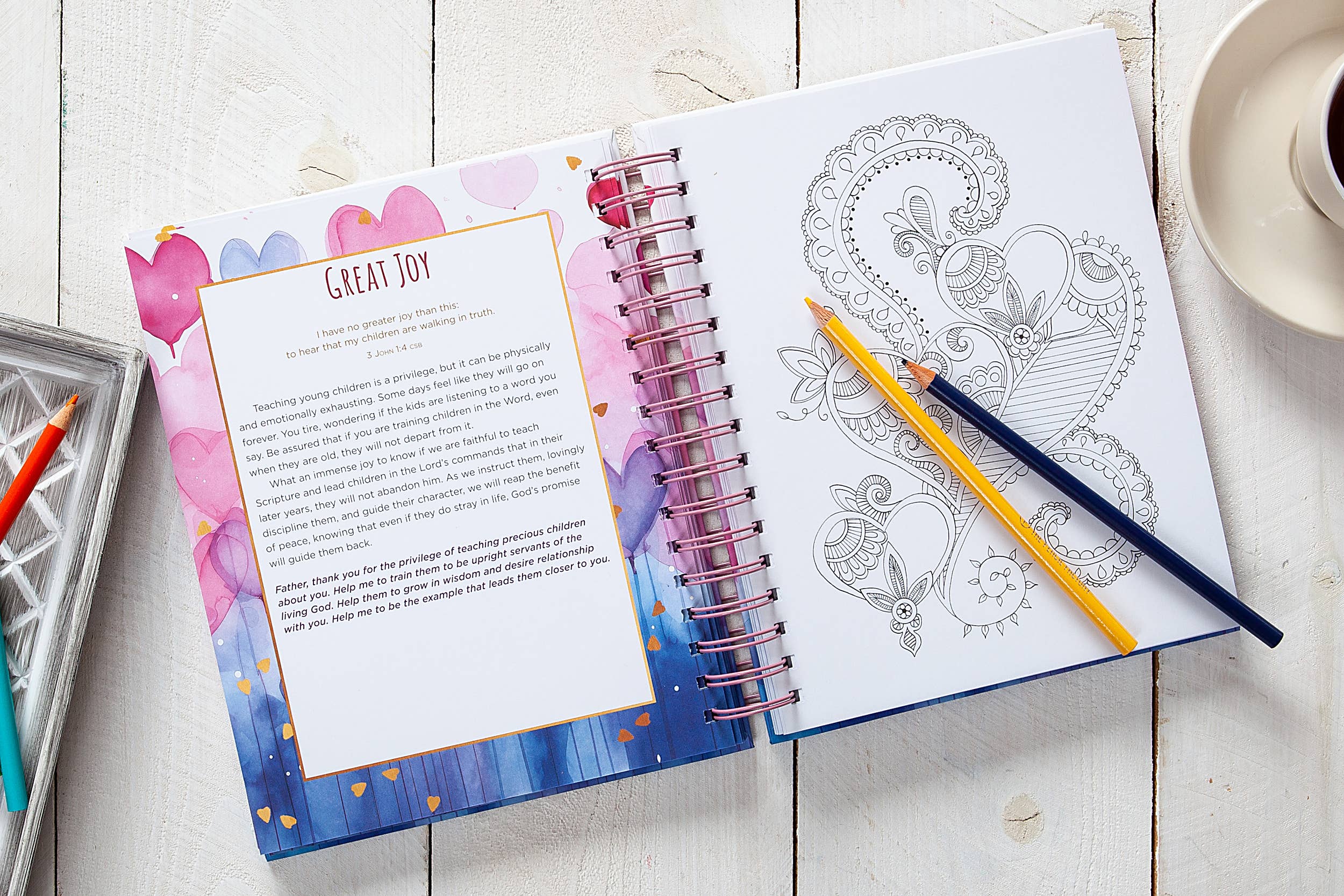 Joyful Hearts (Devotional Coloring Book, Valentine's Gifts)