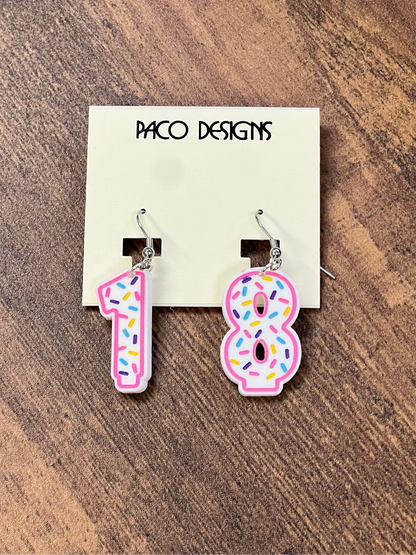 Birthday Candle Earrings