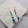 Abalone Shell Stick Earrings