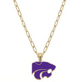 Kansas State Wildcats Enamel Pendant Necklace