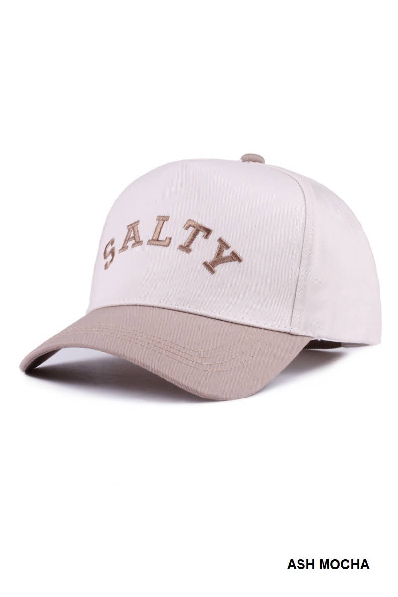 Salty Two-tone Canvas Cotton Cap