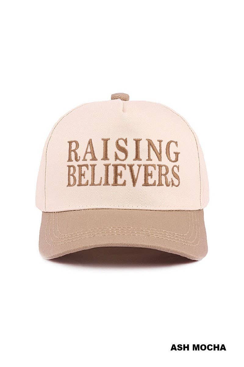 Raising Believers Two Tone Cotton Hat