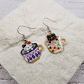Teacup Cat Earrings