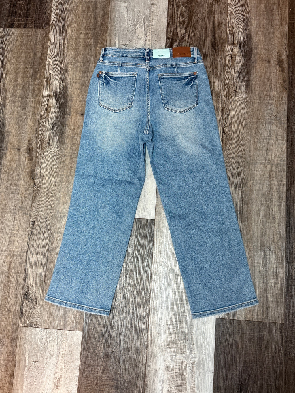 Judy Blue Mid Rise Straight Fit Jeans Petite