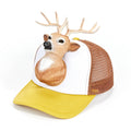 White Panel Deer | Unisex Trucker Hat Base Cap Mesh Back