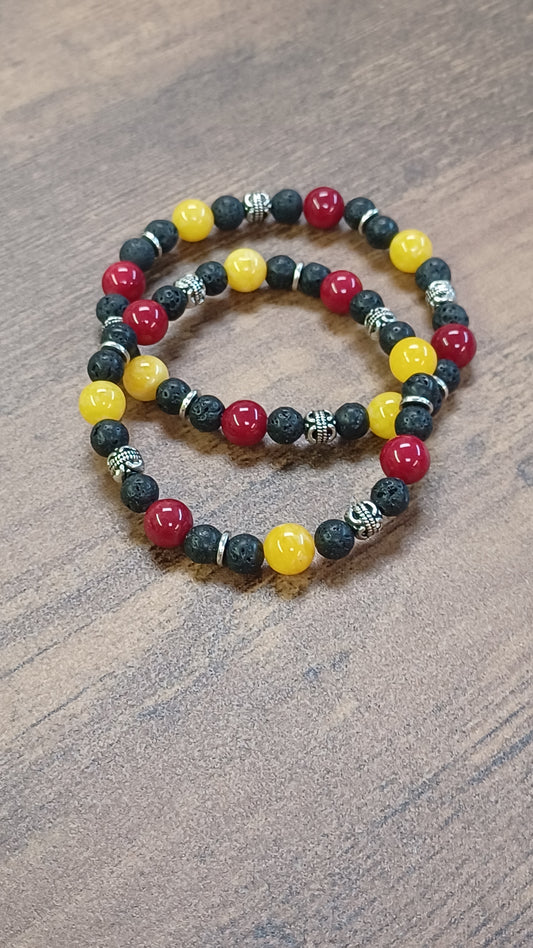 Chiefs Magma Bead Bracelet