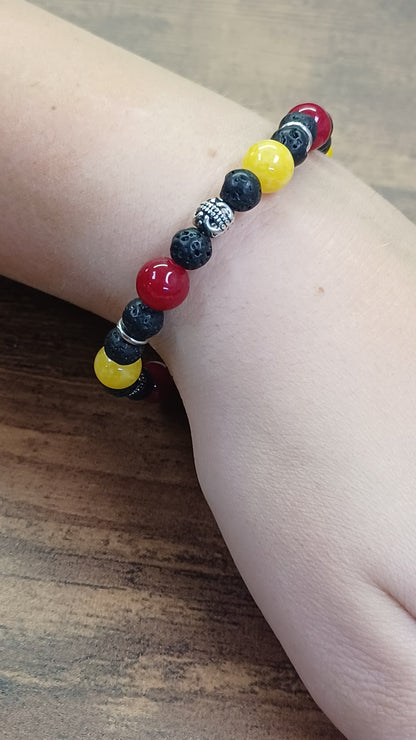 Chiefs Magma Bead Bracelet