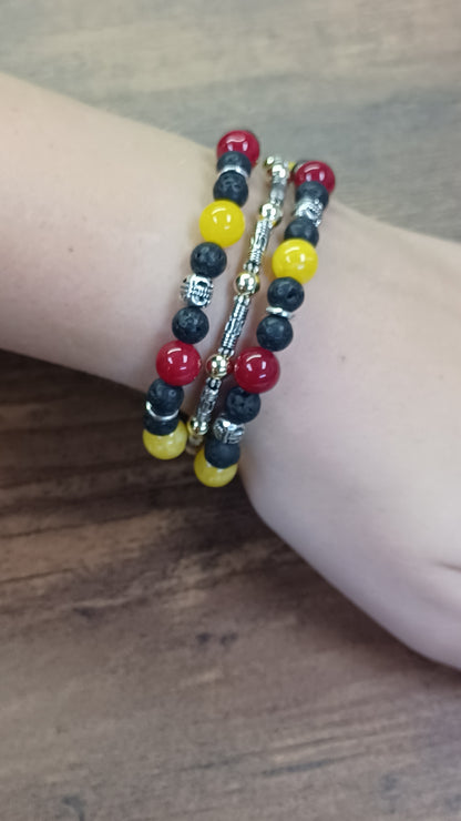 Chiefs Magma Bead Bracelet