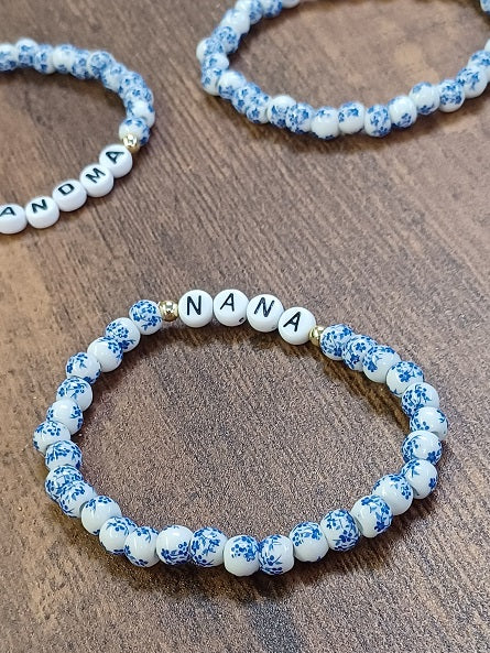 Blue and White Porcelain Matriarch Bracelet