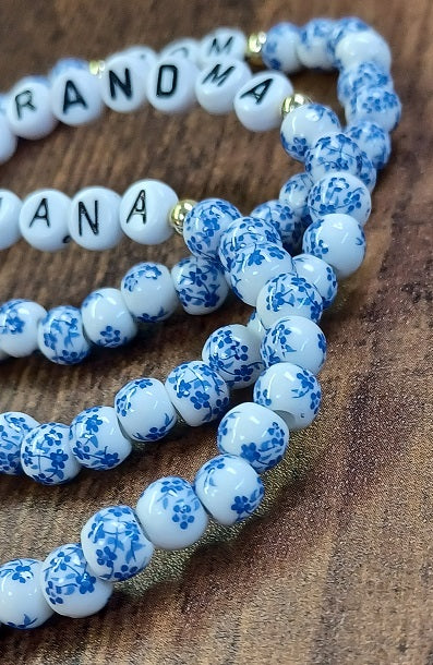 Blue and White Porcelain Matriarch Bracelet