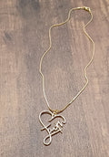 Faith Heart Necklace