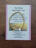 Gold Beaded Mother's Day MOM Bracelet
