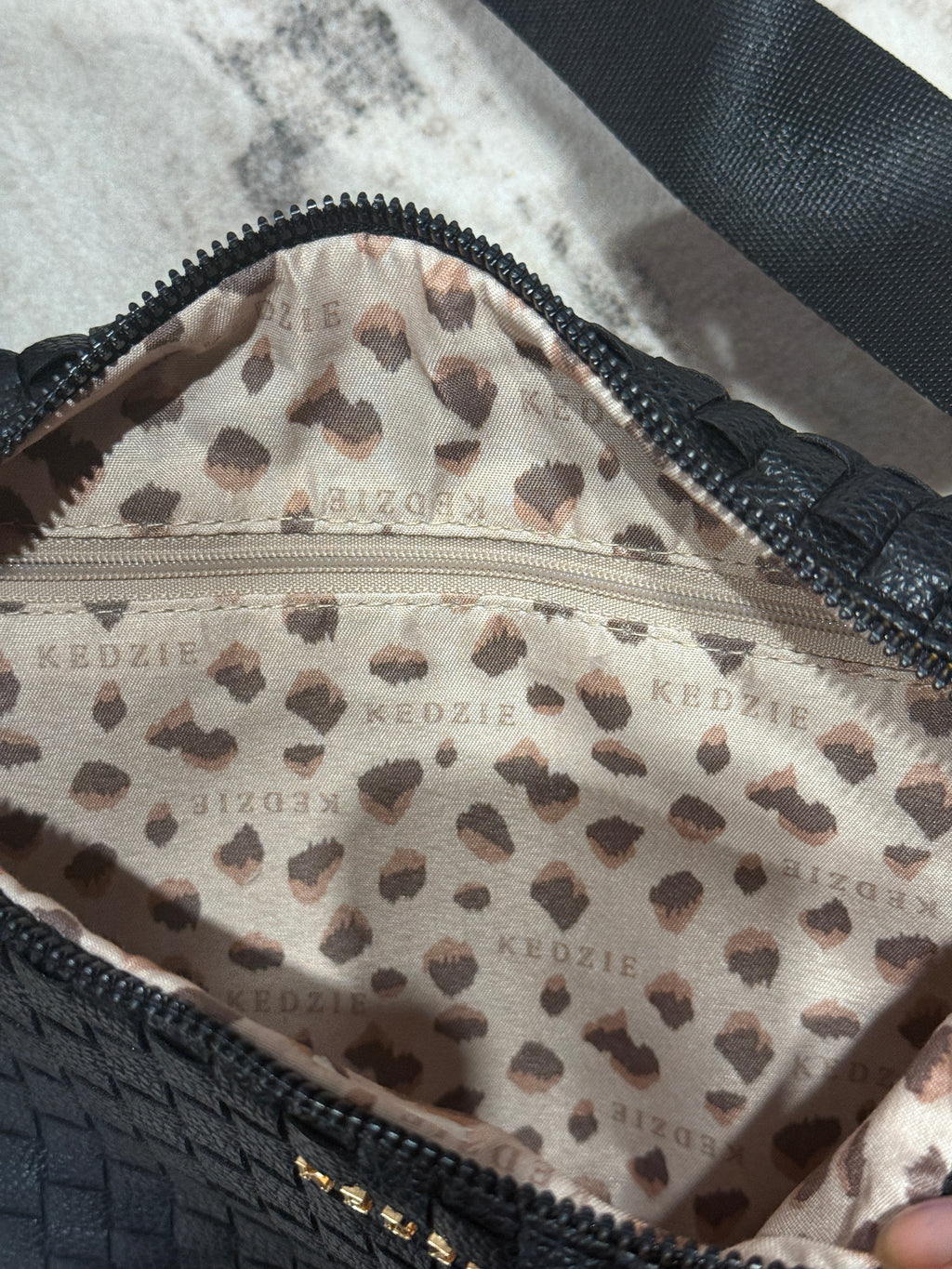 Kedzie Woven Crossbody Bag