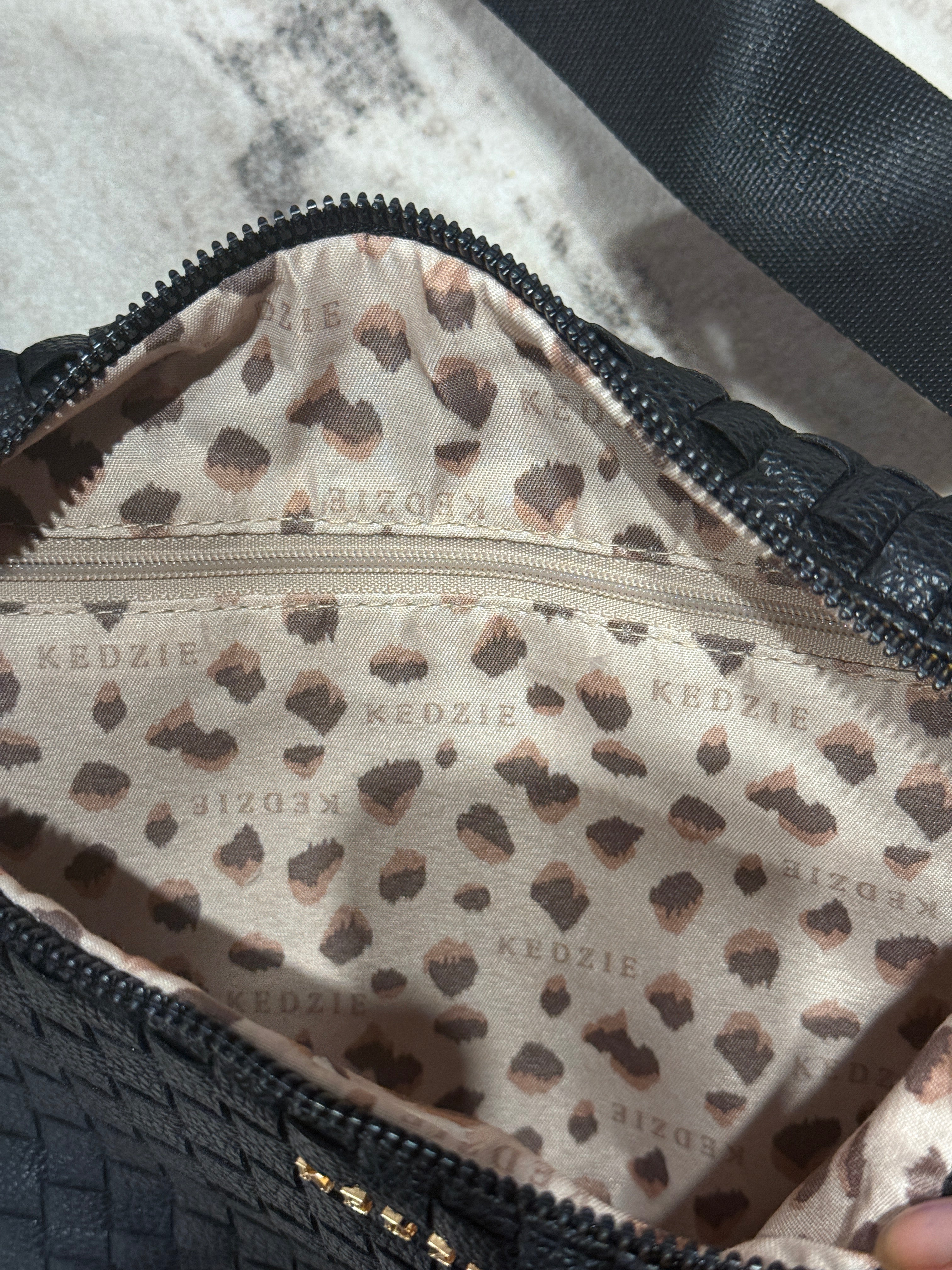 Kedzie Woven Crossbody Bag