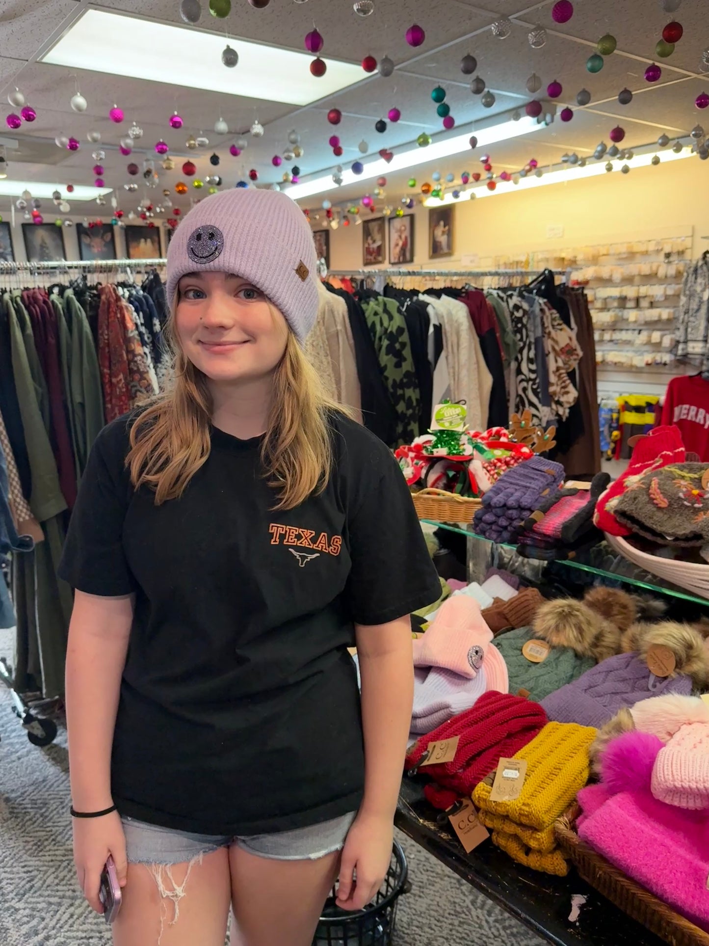 Smiley Face Beanie by C.C