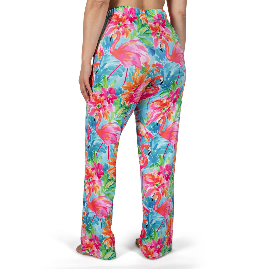 Pastel Flamingo Pajama Lounge Pants