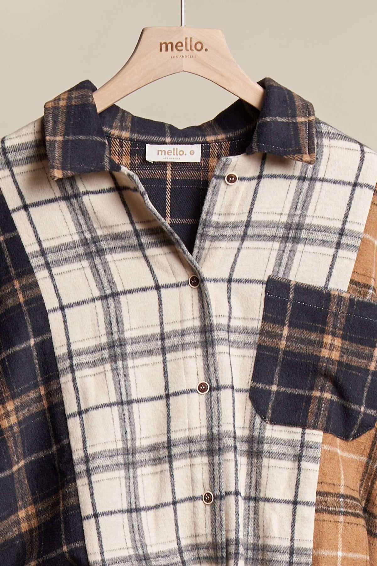 Plaid Oversize Shacket Jacket