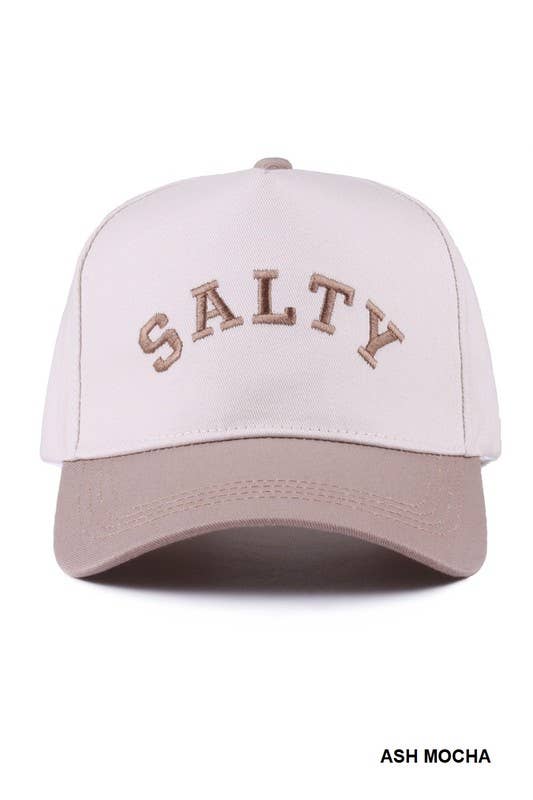 Salty Two-tone Canvas Cotton Cap