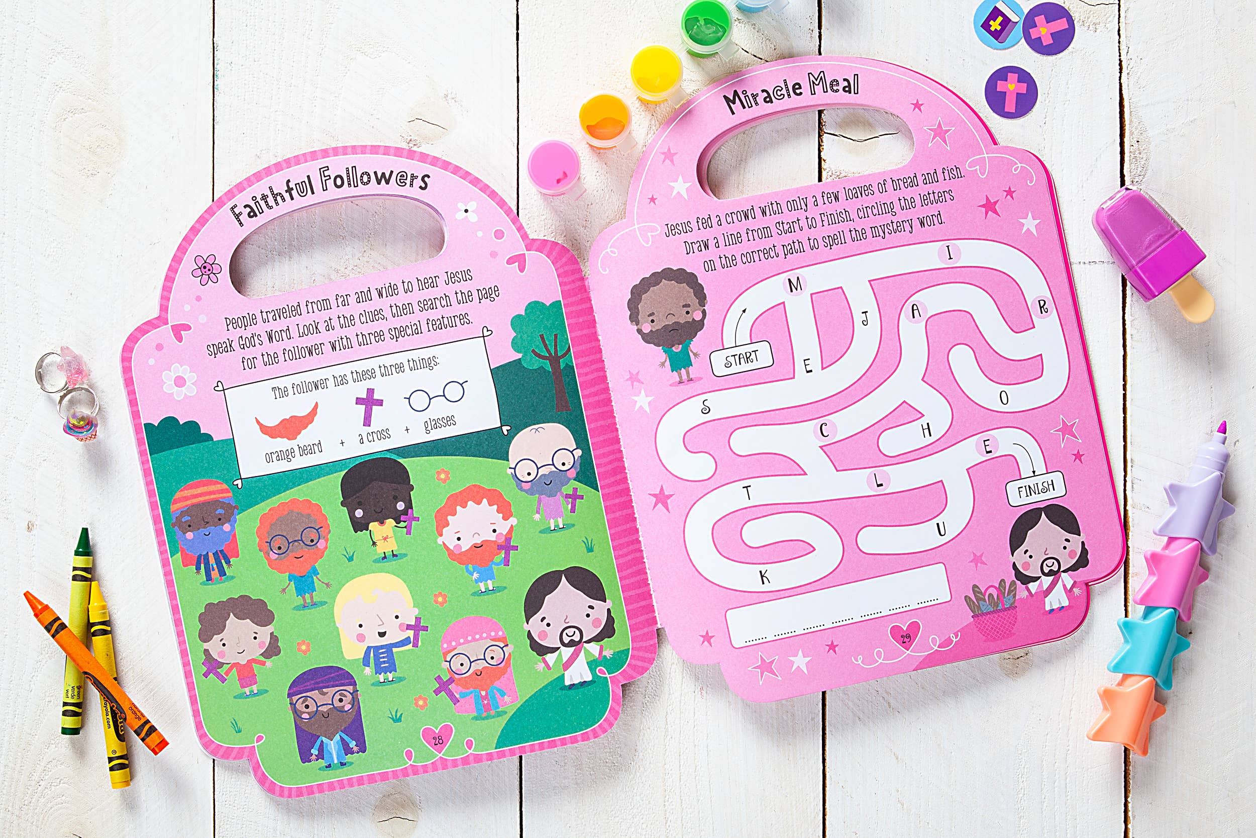 My Pretty Pink Bible Activity Book (Valentine's Day Gifts)