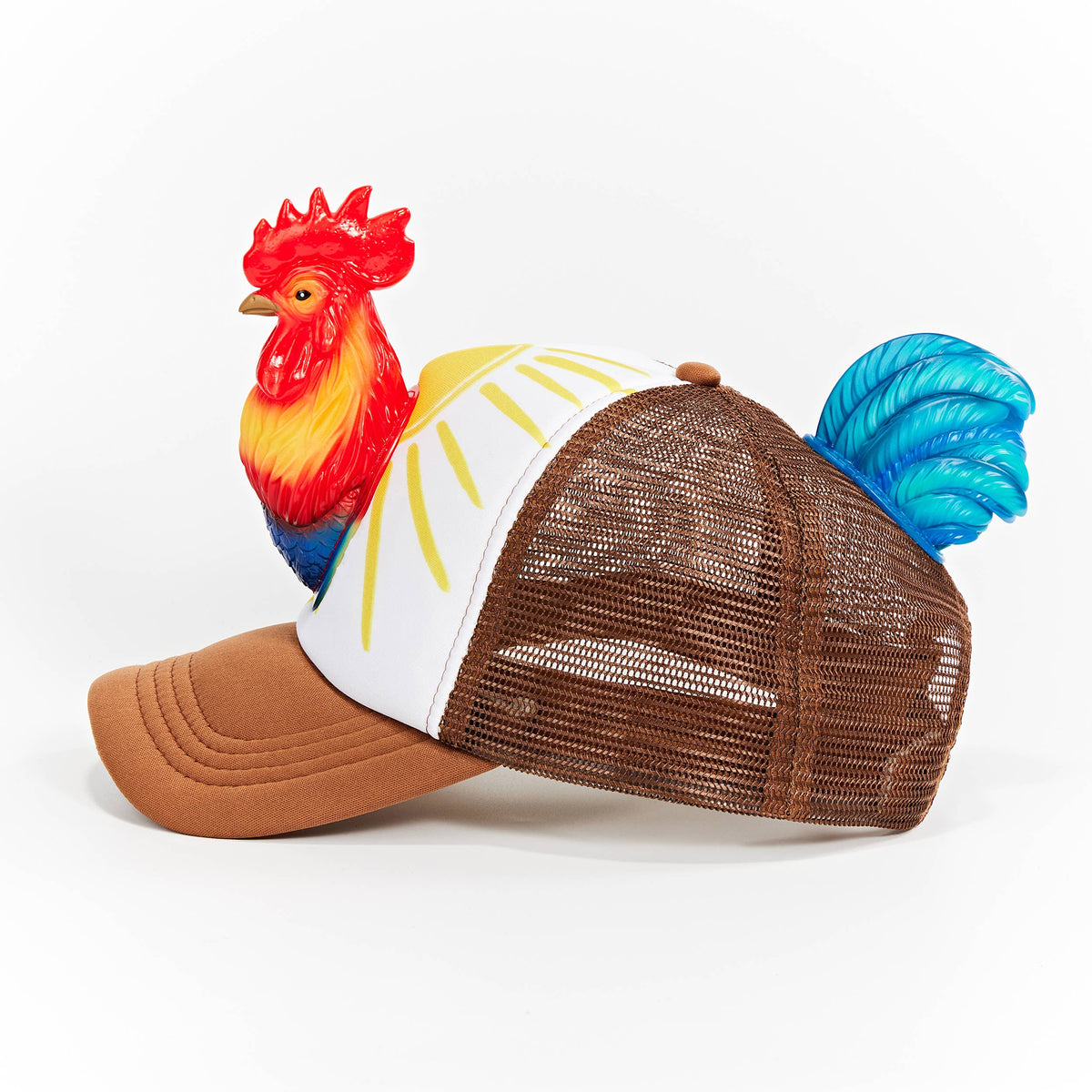 Rooster | Unisex Trucker Hat Base Cap Mesh Back