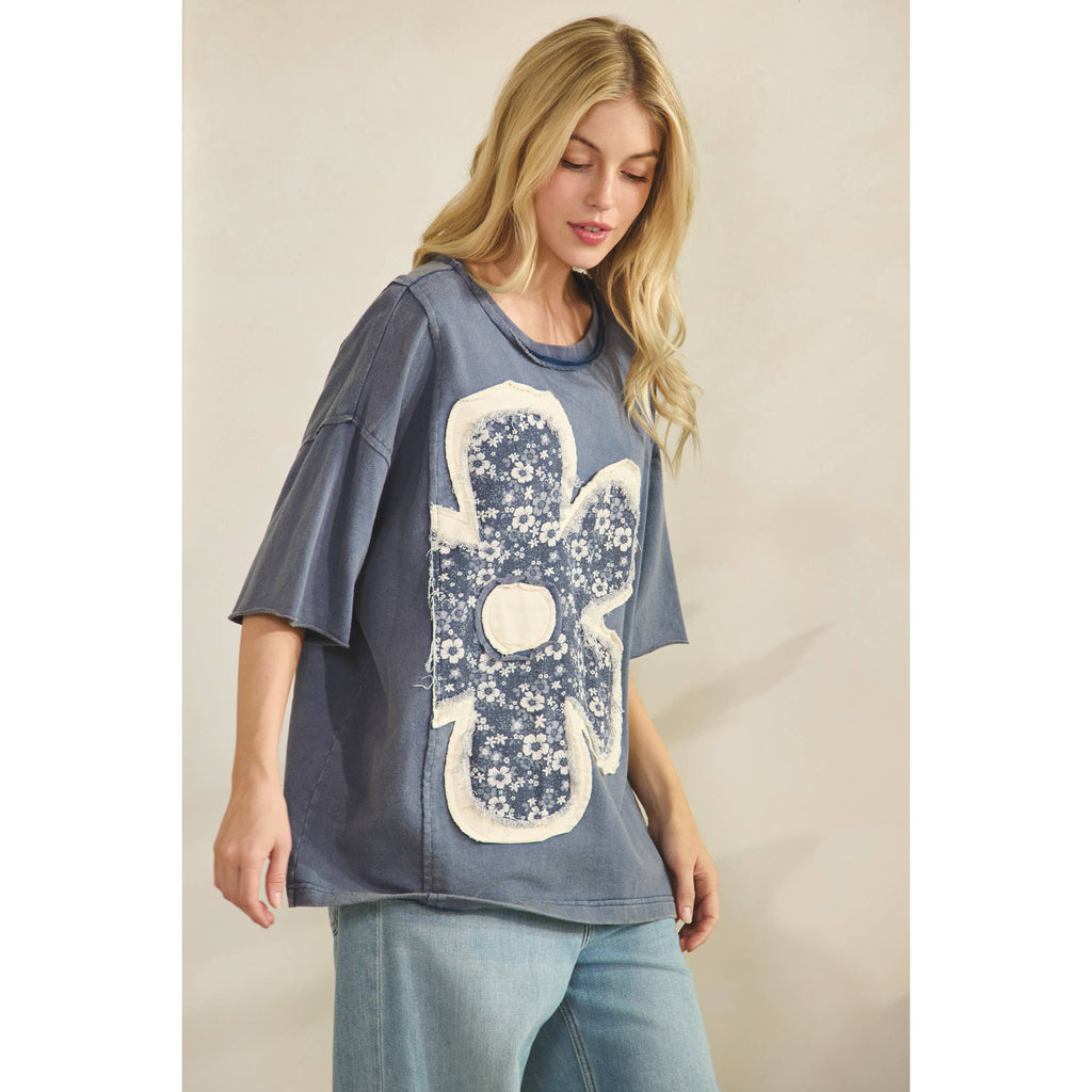 FREE SPIRIT FLORAL PATCH TOP by Sage & Fig
