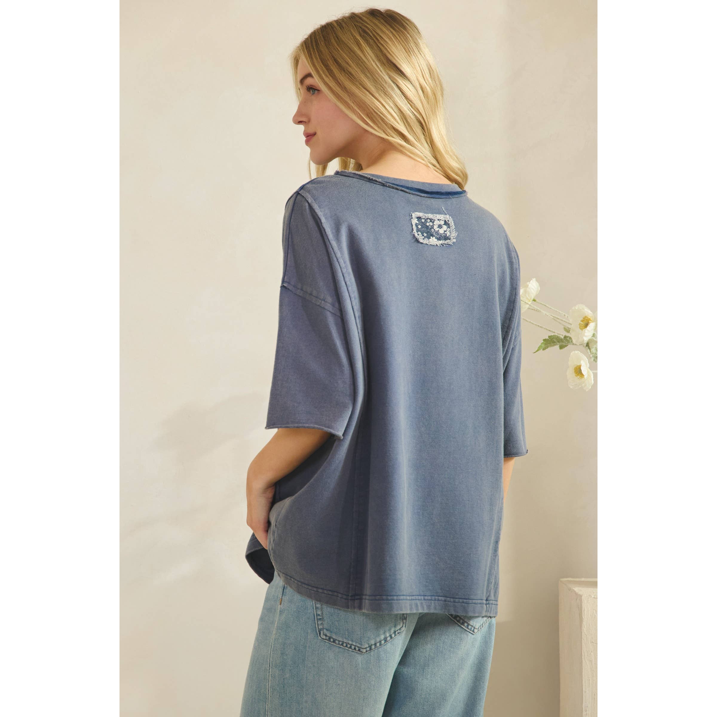 FREE SPIRIT FLORAL PATCH TOP by Sage & Fig