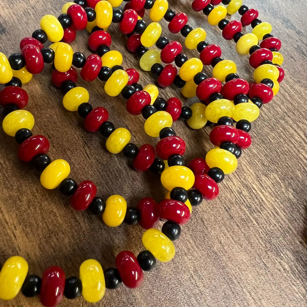 Pop! of KC Color Glass Beaded  Bracelet