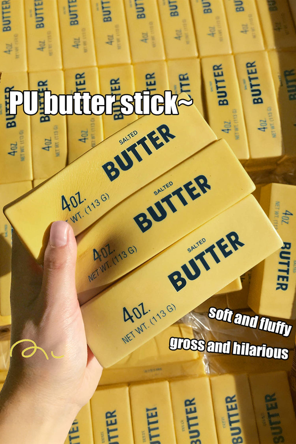 Slated Butter Relieve Pressure Squishy Toy