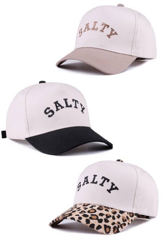 Salty Two-tone Canvas Cotton Cap