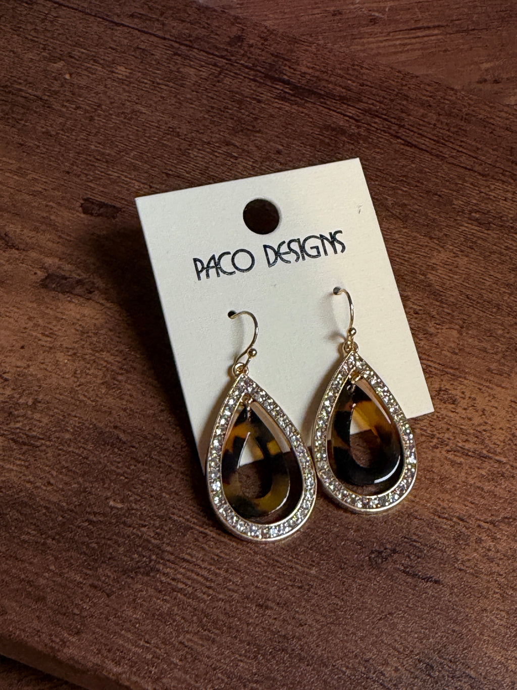 Cz Rhinestone Tortoise Dangle Earrings
