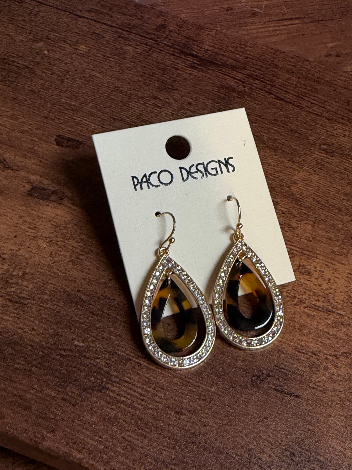 Cz Rhinestone Tortoise Dangle Earrings