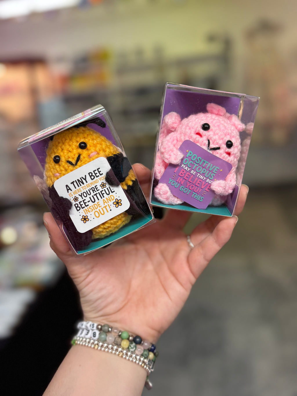 Emotional Support Crochet Plush Pals Variety - 12/Display