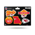 NFL Kansas City Chiefs 5-Piece Sticker Sheet