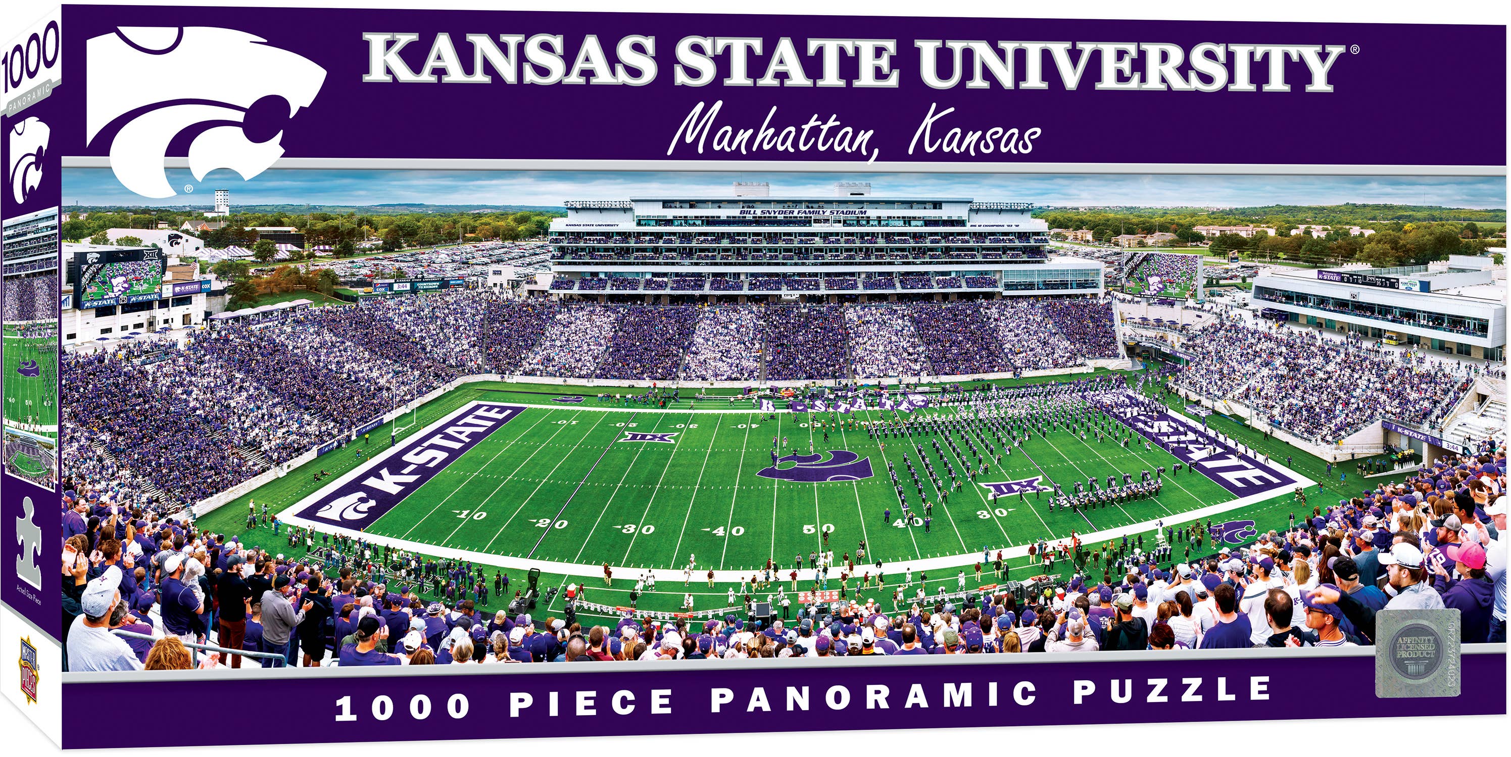 Kansas State Wildcats - 1000 Piece Panoramic Puzzle