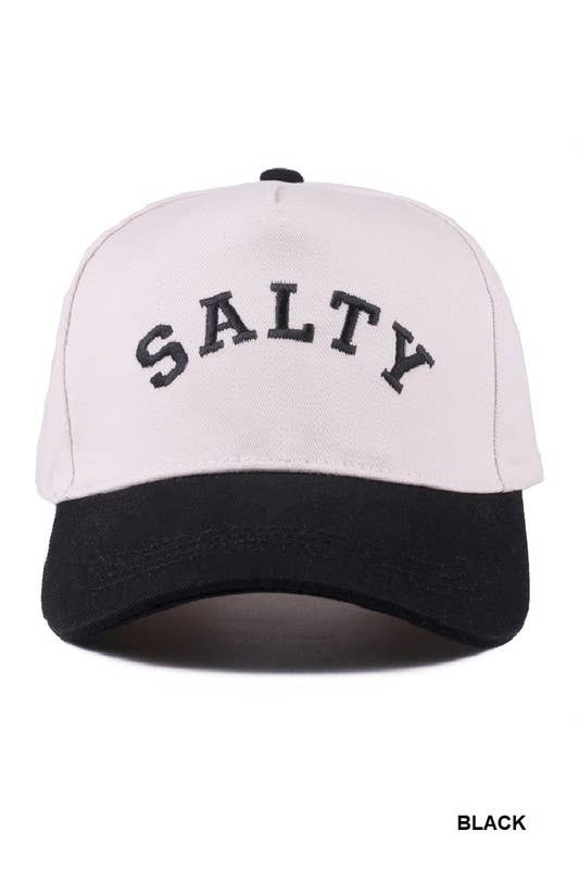 Salty Two-tone Canvas Cotton Cap
