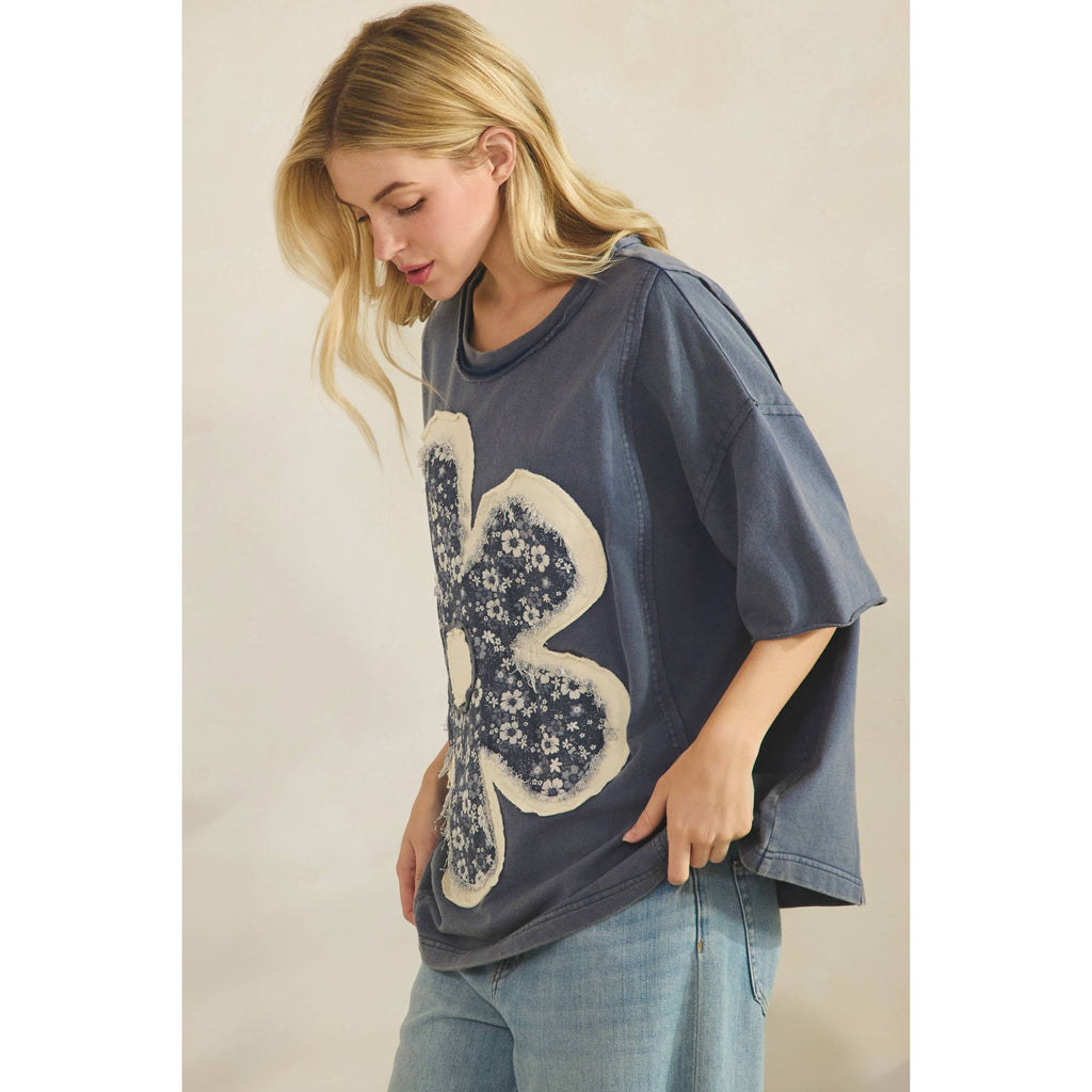 FREE SPIRIT FLORAL PATCH TOP by Sage & Fig